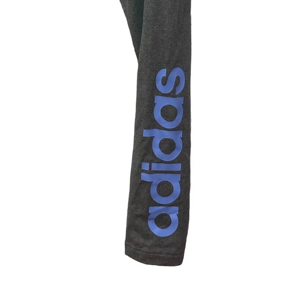 NEW ADIDAS women's full length tight fit athletic leggings in gray - Picture 2 of 4